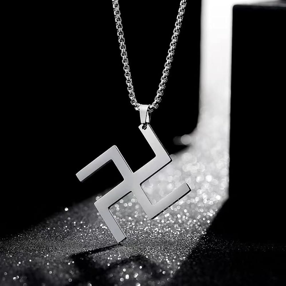 Hindu Decor God Symbol Buddhist Hip Hop Swastika Pendant